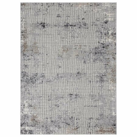 UNITED WEAVERS OF AMERICA Austin Devine Grey Accent Rectangle Rug, 1 ft. 11 in. x 3 ft. 4540 20672 24